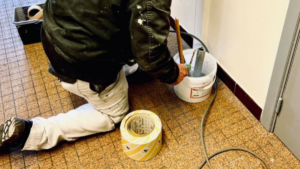 Photo de la pinture du Moulin de la Hunelle